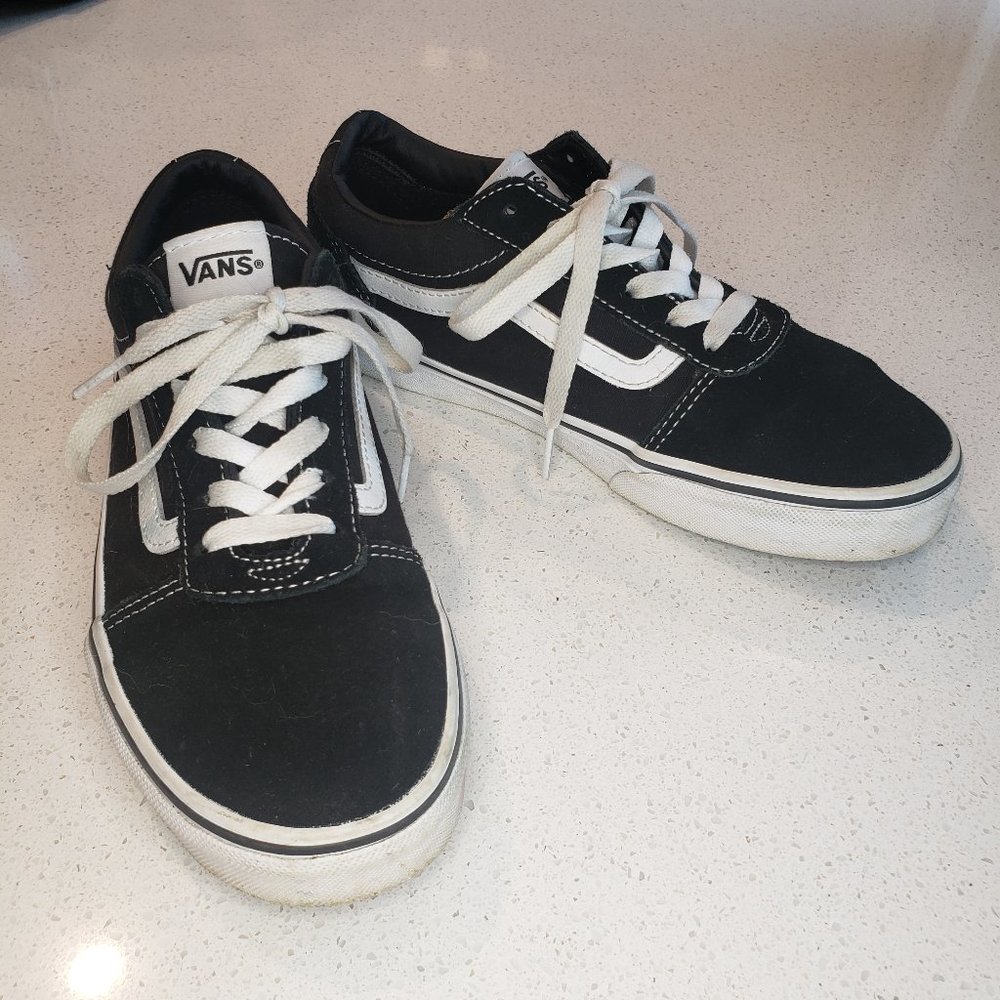 Espadrilles WARD, noir/blanc VANS - YOUTH 5 - Picture 1 of 8